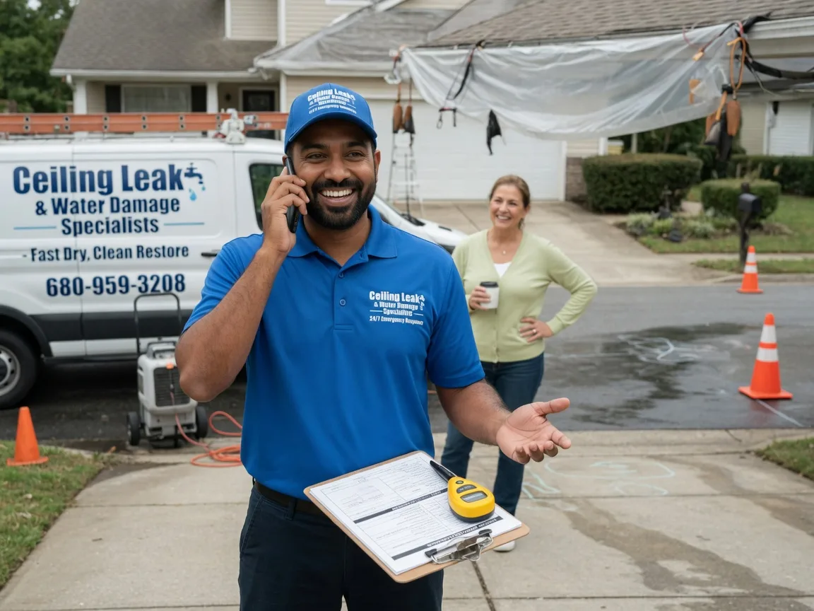 Ceiling Leak Cleanup Long Valley, SD FAQs